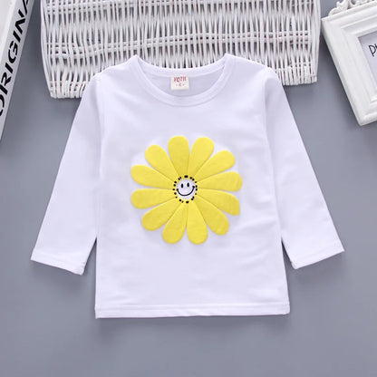 Baby Boys Girls Clothes stamp Cotton T-Shirt Pants 2Pcs/sets