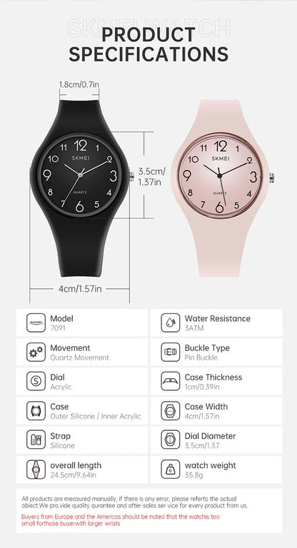 SKMEI 7091 Kids Quartz Wristwatch For Students Youth Cool Casual Creative Sport Children's Wtatch Relogio Fashion Watches