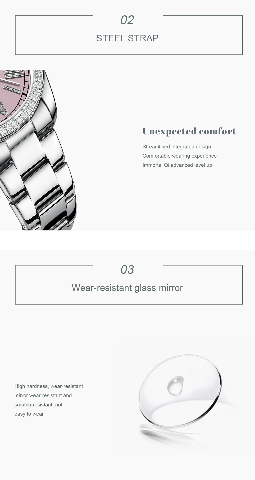 CURREN Luxury Watch Women Ring Necklace Earrings Rhinestone Fashion Wristwatch Female Casual Ladies Watches Bracelet 5PCS Set