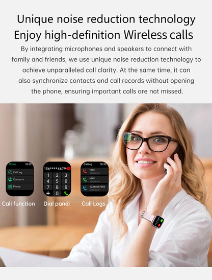 LIGE New Bluetooth Call Smart Watches Women Wrist Watch Sports Fitness Watches IP67 Waterproof Smartwatch For iPhone Android iOS