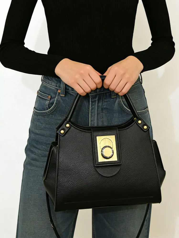New Women's Handbags, Fashionable Tote Bags, High-End Shoulder Bags, Large-Capacity Commuter Bags, Simple and Versatile Casual Bags, Water-Resistant Crossbody Bags