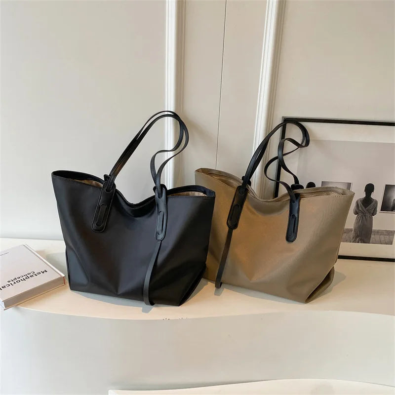 Women Handbags large Capacity Tassels Female Shoulder Bags Soft Oxford Travel big Totes new ladies Hand Bag black