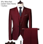 Suits For Men 3 Pieces Set Elegant Wedding  Fashion Classic Full Jackets Vest Pants Blazers Outfit 2026 Formal Costume