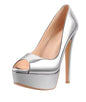 Crossdresser Sexy StilettosWomen Platform Peep Toe High Heel Sandals