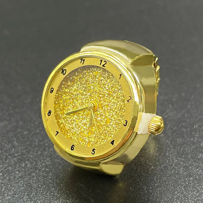 RetroGem New Fashion Personality Ring Watches Adjustable  Women's Party Banquet Jewelry Finger Accessories Rings Gifts for Women