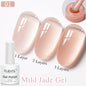 30ML Glitter Poly Nail Gel Hema Free Pink Glitter Acrylic Gel Finger Extension Nail Gel Semi-Permanent Nail Varnish For Manicure