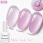 30ML Glitter Poly Nail Gel Hema Free Pink Glitter Acrylic Gel Finger Extension Nail Gel Semi-Permanent Nail Varnish For Manicure