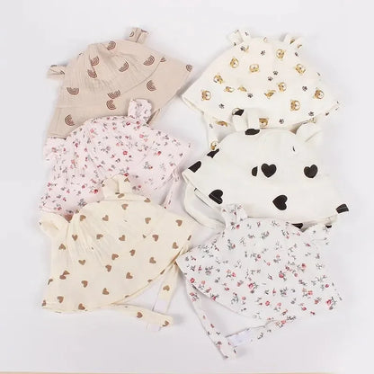2026 Newborn Boys Girls Bucket Hat Summer Kids