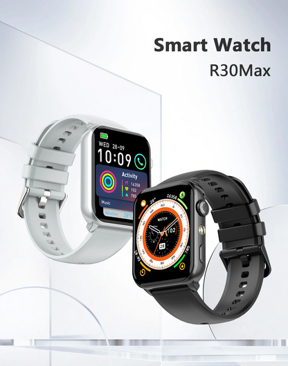 Blackview 2025 R30 Max Smartwatch with Flashlight 1.91'' TFT Screen Health Monitoring Bluetooth Call Watches for Men Women Gifts