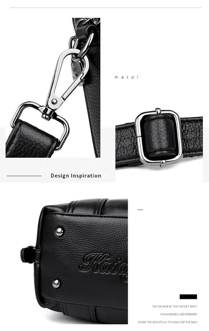Luxury Handbags Woman Bags Designer Big Shoulder Bags for Women's 2024 Trendy Large Capacity Ladies Leather Hand Casual Tote Bag