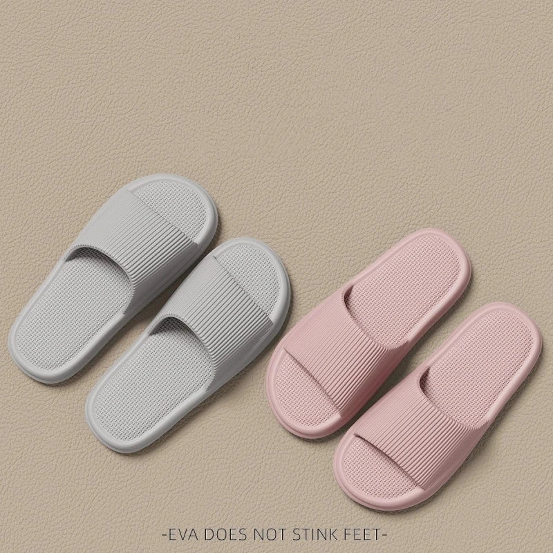Women Summer Concise EVA Slippers Men