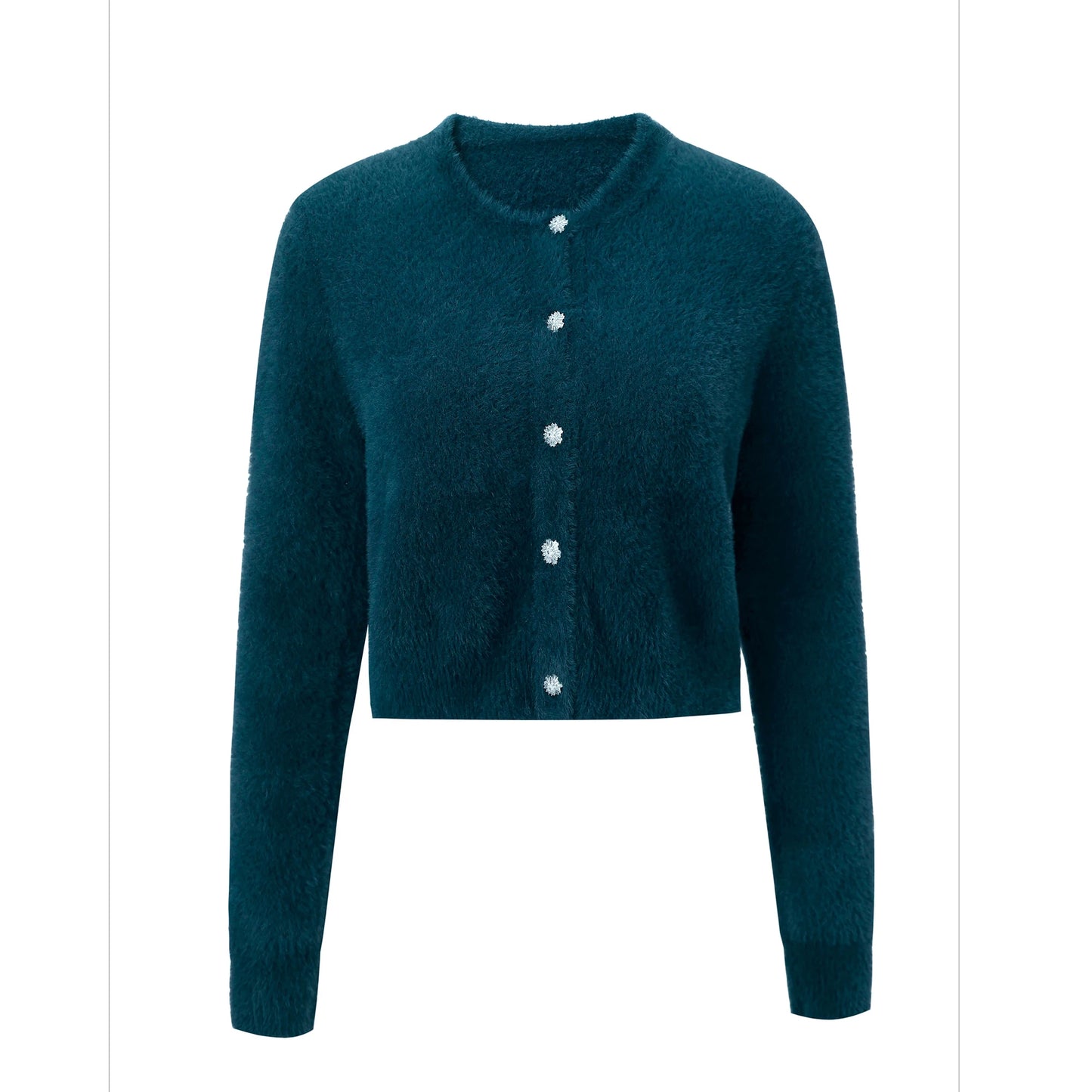 AP Mulheres 2026 Outono e Inverno Mohair Cardigan Senhora Personalizado