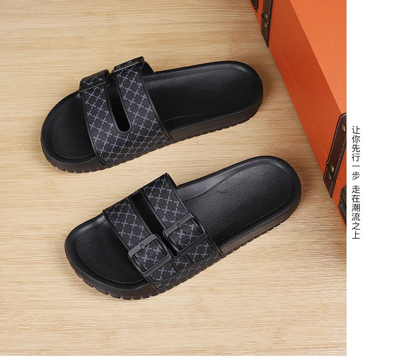 Moda casual flip-flops masculino verão eva sandálias esportivas de sola macia 2024 nova tendência confortável antiderrapante chinelos de praia