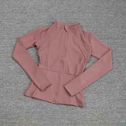 Women's Sport Zip Jacket – Quick-Dry Breathable Running & Yoga Top