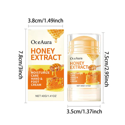 Honey Moisturizing Stick for Hand Foot Skin Care Deep Hydrating Anti Drying Chapping Soften Calluses Heel Cracked Repair Cream