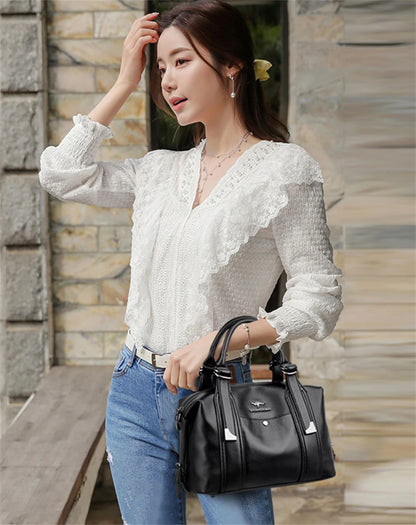 Luxury Handbags Woman Bags Designer Big Shoulder Bags for Women's 2024 Trendy Large Capacity Ladies Leather Hand Casual Tote Bag