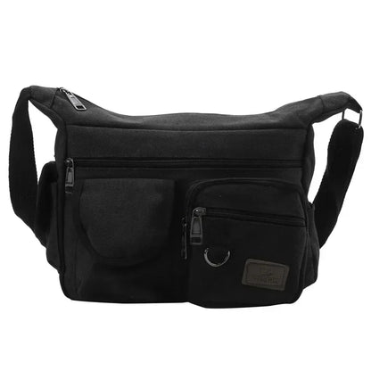 Casual Tote Travel Male Crossbody Bag Men's Canvas Shoulder Bags Luxury Messenger Bags Fashion High Quality Handbag Chest Bag