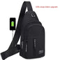 Travel Men's Handbags Multifunctional USB Chest Bag Designer Messenger Crossbody Bags Water-Proof Shoulder Bag Sports Back Pack