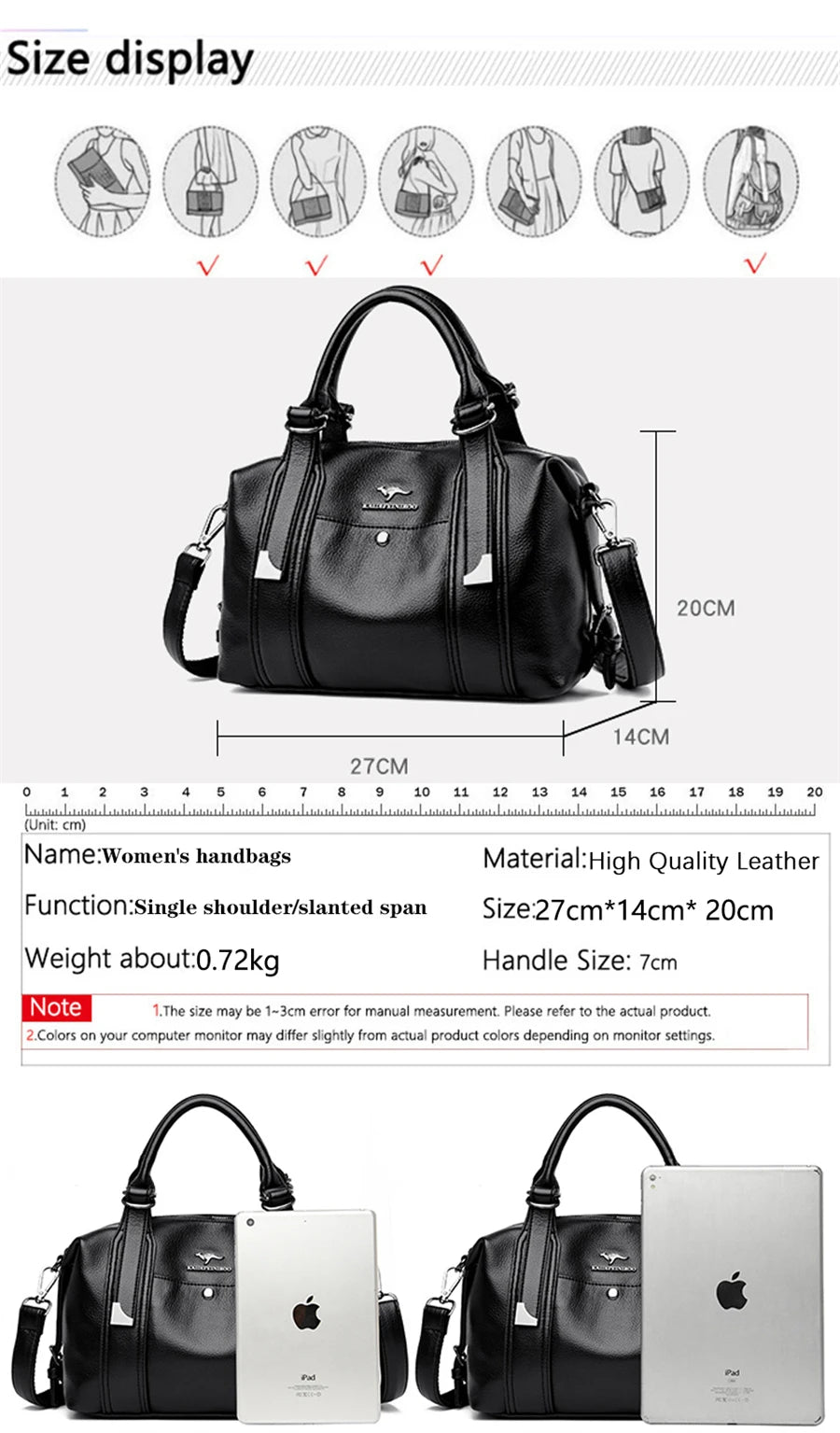 Luxury Handbags Woman Bags Designer Big Shoulder Bags for Women's 2024 Trendy Large Capacity Ladies Leather Hand Casual Tote Bag