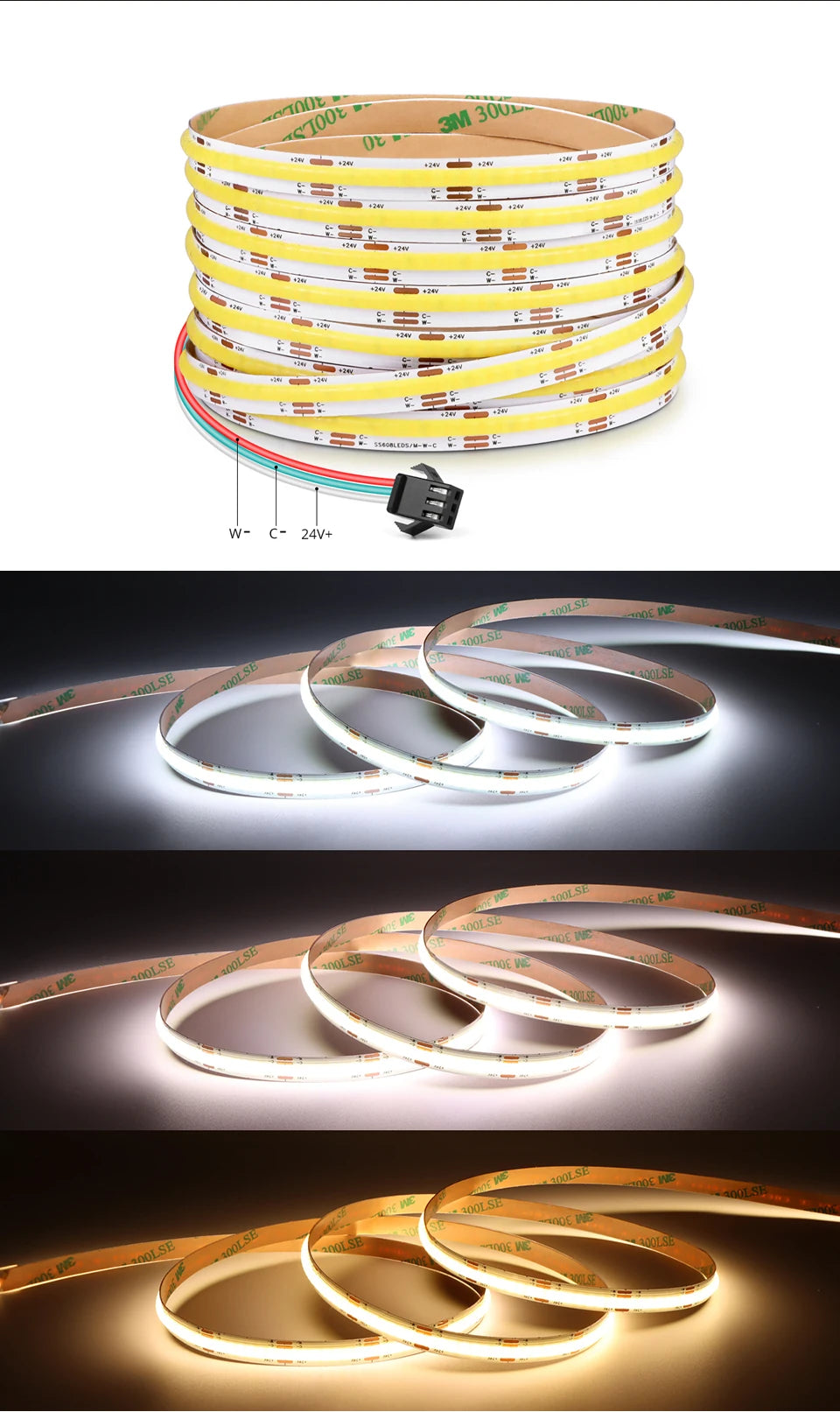 Dresssing Table Makeup Mirror LED Light Strip
