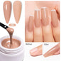 30ML Glitter Poly Nail Gel Hema Free Pink Glitter Acrylic Gel Finger Extension Nail Gel Semi-Permanent Nail Varnish For Manicure