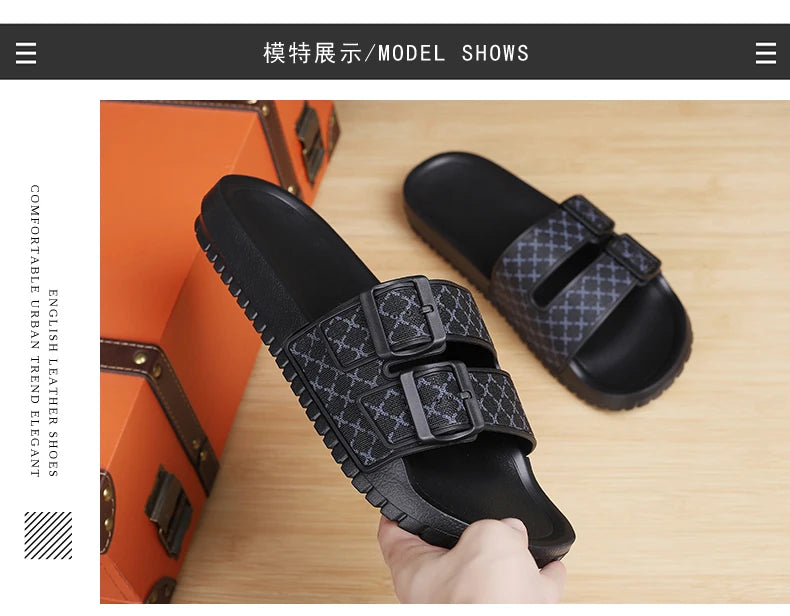 Moda casual flip-flops masculino verão eva sandálias esportivas de sola macia 2024 nova tendência confortável antiderrapante chinelos de praia