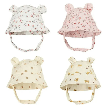 2026 Newborn Boys Girls Bucket Hat Summer Kids
