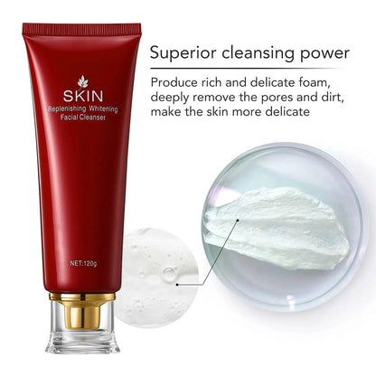 AILKE Whitening Face Care Set, With Hyaluronic Acid, Reduce Freckles, Melanin, Dark Spots, Even Skin Tone, For All Skin Types