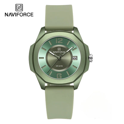 NAVIFORCE NF7107 Quartz Calendar Waterproof and Shockproof Watches for Women Clocks