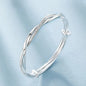 925 sterling silver original pretty weave bracelets Bangles for women