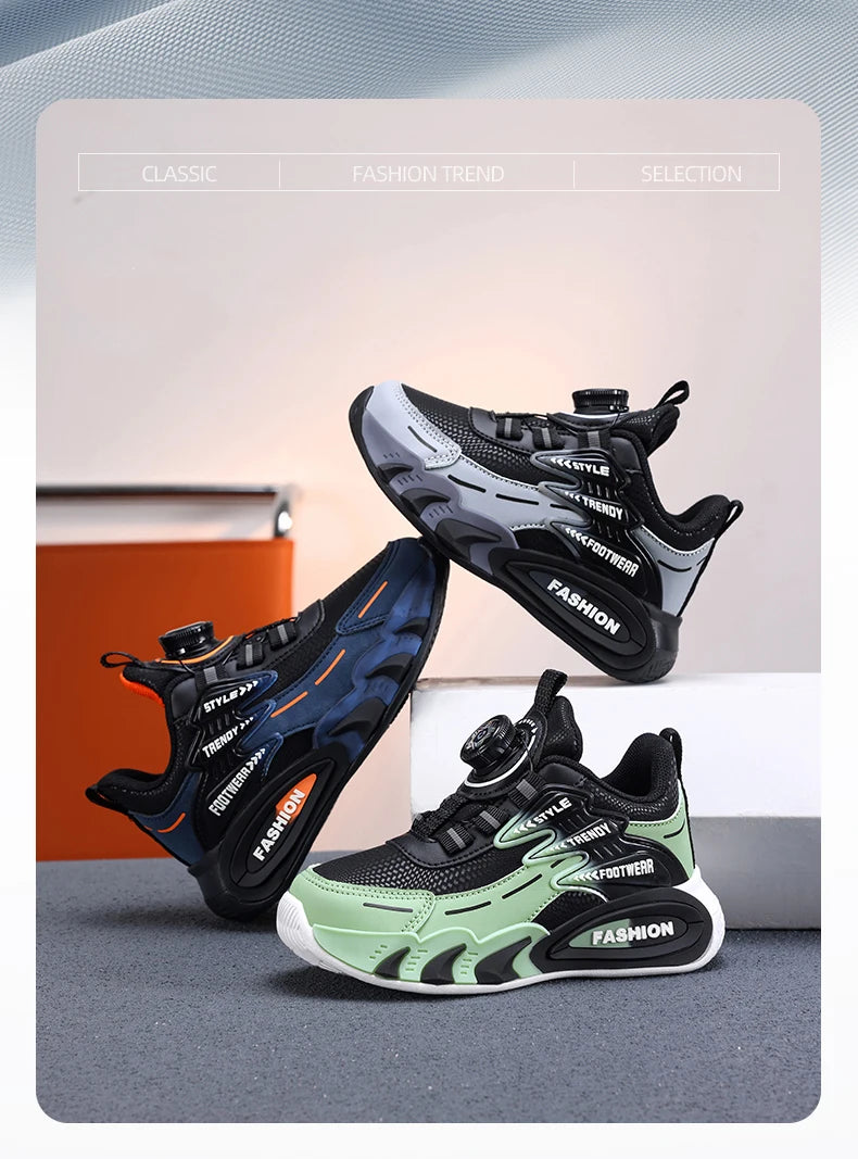 Leather Boys Kids Sneakers For Girls School Casual Outdoor