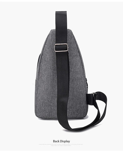 Travel Men's Handbags Multifunctional USB Chest Bag Designer Messenger Crossbody Bags Water-Proof Shoulder Bag Sports Back Pack
