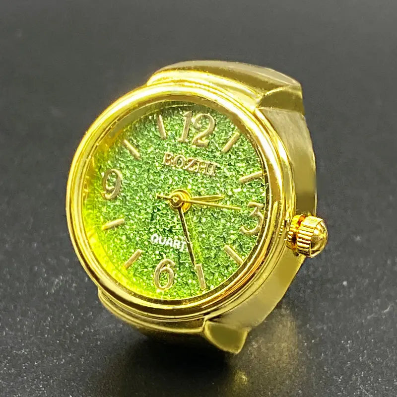 RetroGem New Fashion Personality Ring Watches Adjustable  Women's Party Banquet Jewelry Finger Accessories Rings Gifts for Women