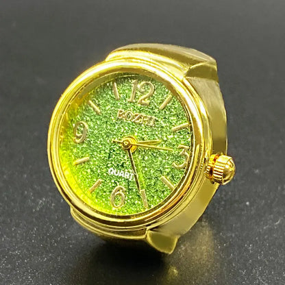 RetroGem New Fashion Personality Ring Watches Adjustable  Women's Party Banquet Jewelry Finger Accessories Rings Gifts for Women