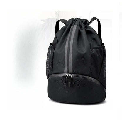 Sport Drawstring Backpack – Dry & Wet Separation Gym Bag