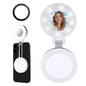 Portable Magnetic Beauty Light with Mirror, USB Rechargeable Selfie Light for Makeup