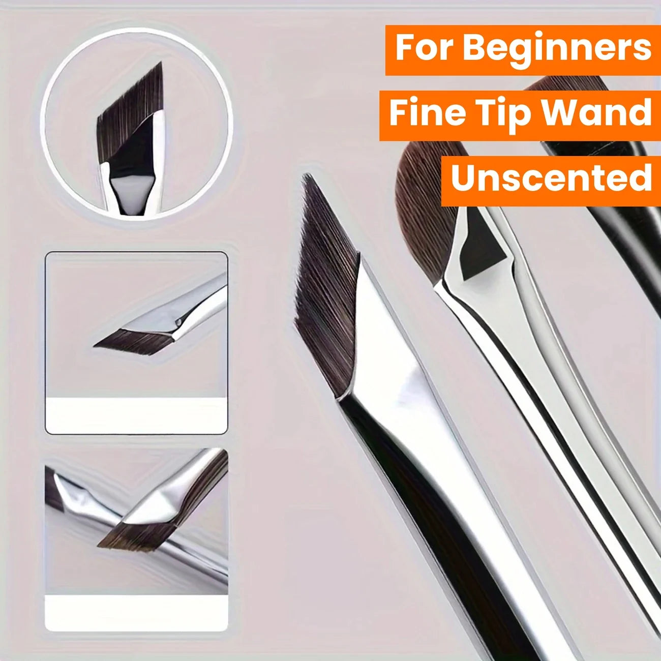 3 pieces of new clothes combination extremely fine new sickle eyeliner brush bevel beginner makeup tools