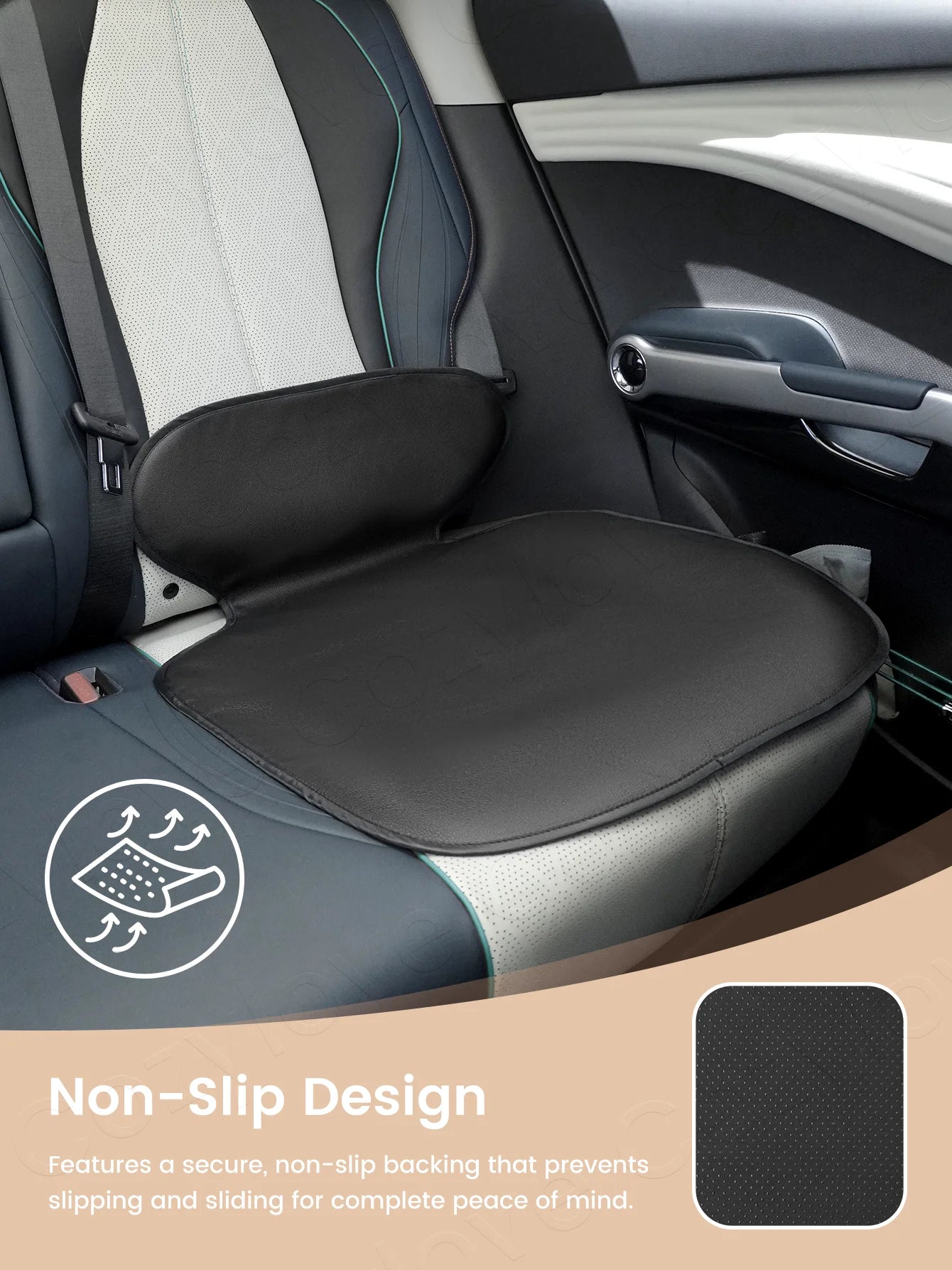 1/2 PCS PU Leather Car Seat Protector Waterproof