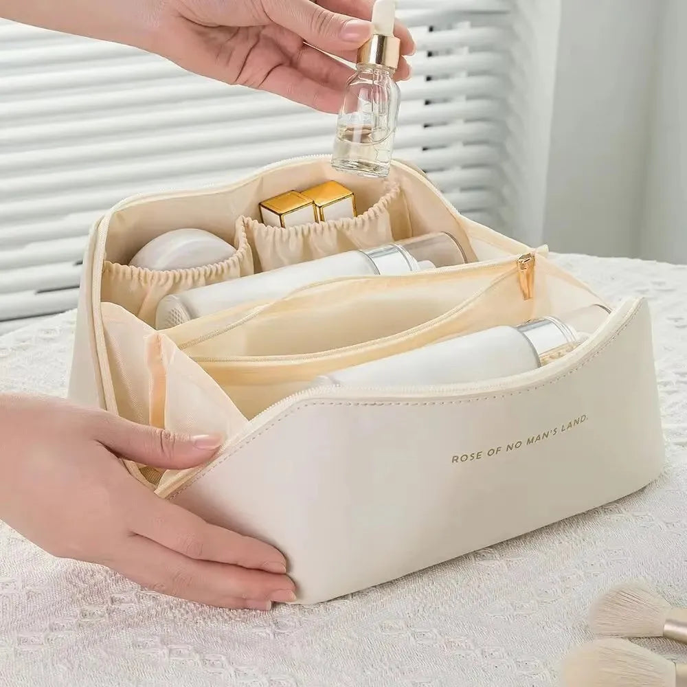 Makeup Organizer Female Toiletry Kit Bag Make Up Case Storage Pouch Luxury Lady Box