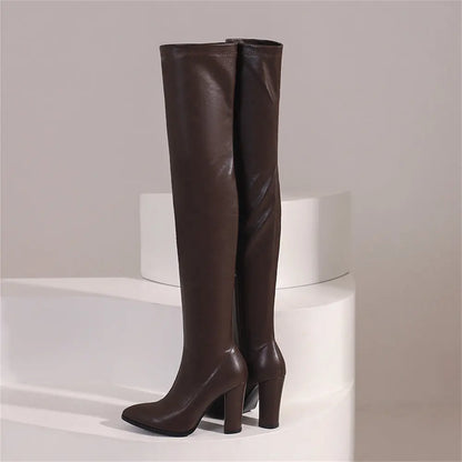 Plus Size 48 Brand NEW Pointed Toe Brown