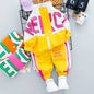 Baby Boys Girls Clothes stamp Cotton T-Shirt Pants 2Pcs/sets