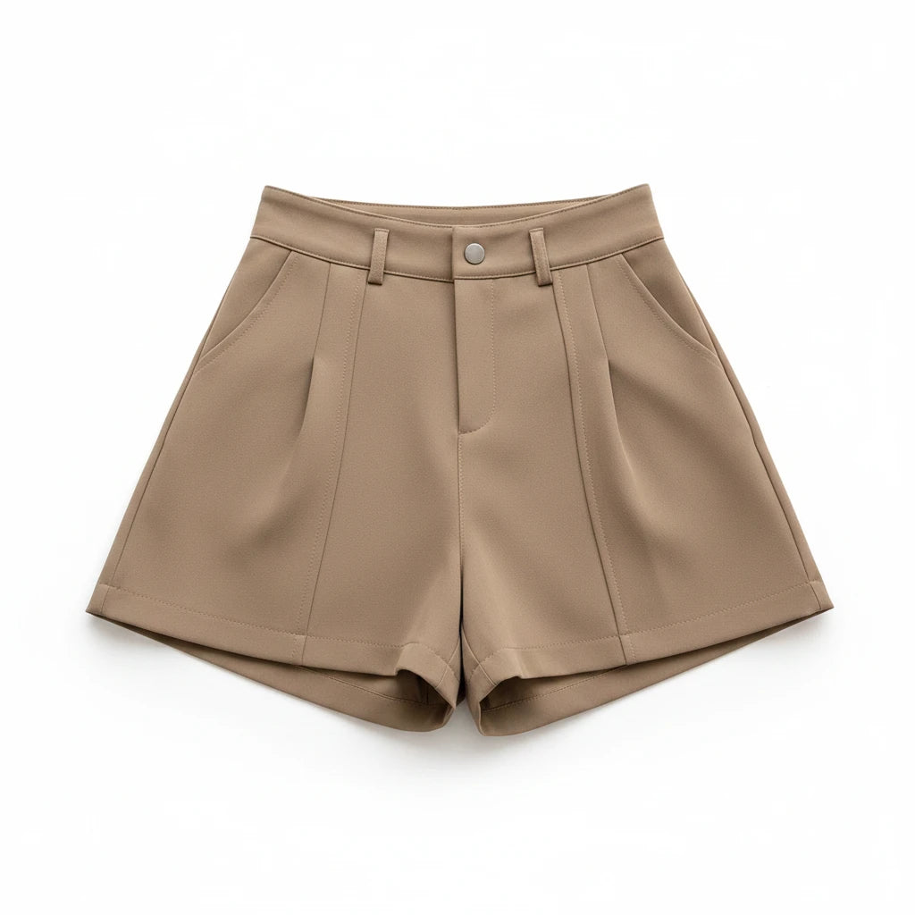 Styledora High-Waist A-Line Shorts
