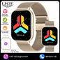 LIGE New Bluetooth Call Smart Watches Women Wrist Watch Sports Fitness Watches IP67 Waterproof Smartwatch For iPhone Android iOS