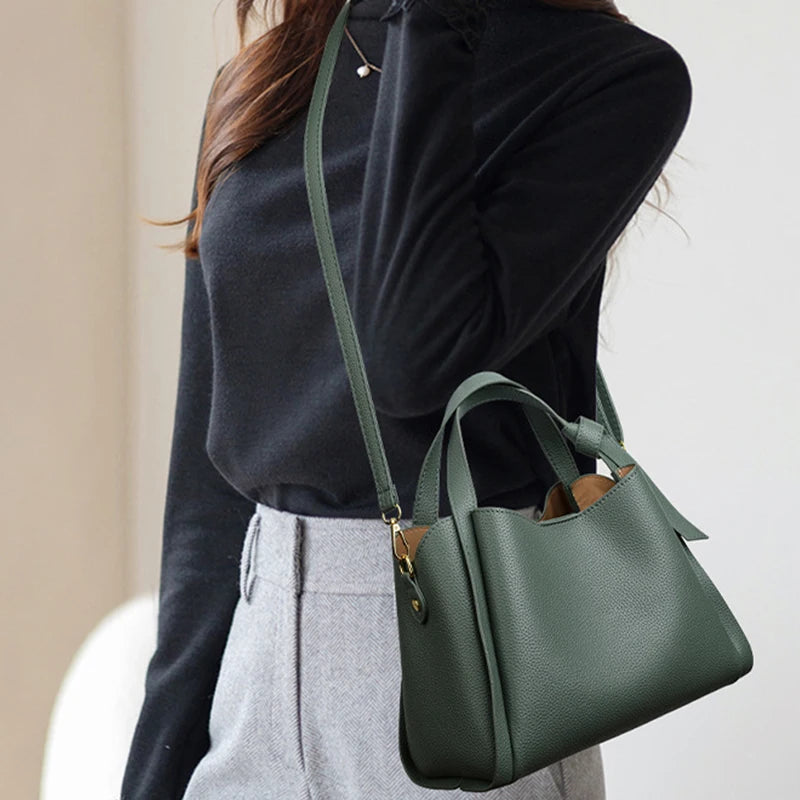 Women's Handbags Retro Fashion Simple New Texture
