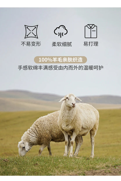 100% wool high neck sweater with pullover for men