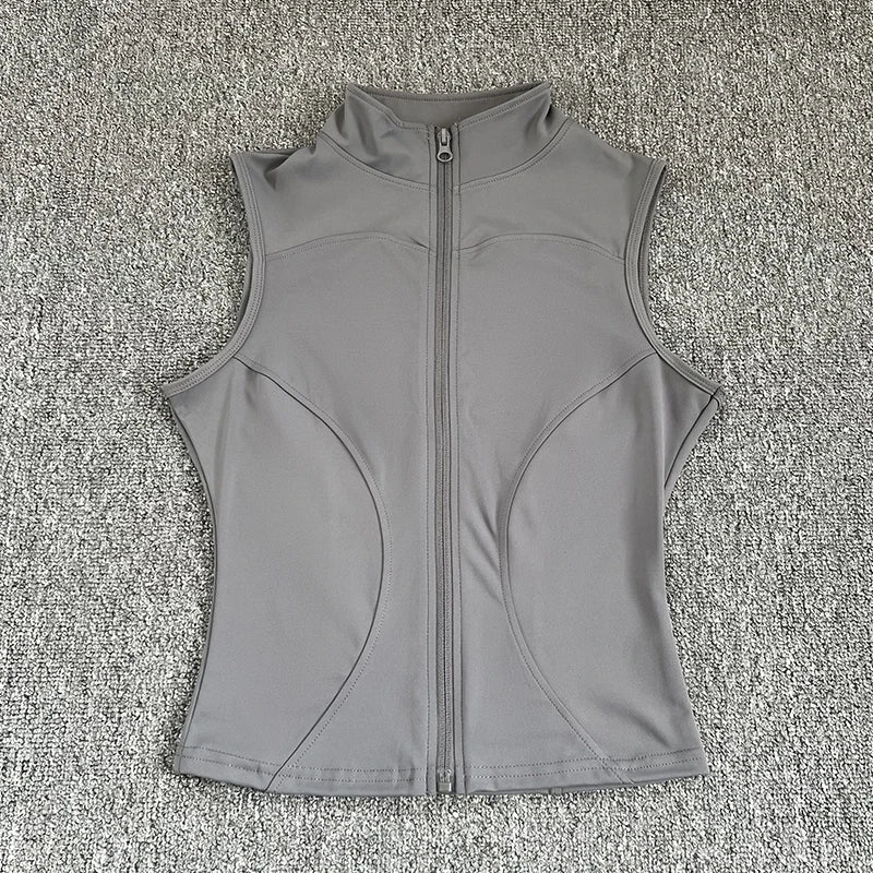 Women's Sport Sleeveless Top – Slim Fit Yoga & Fitness