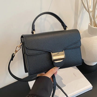 Black Handbags Classic Bags Designer Crossbody Bag Pu Leather Small Messenger Bag Women's Shoulder Bag Bolsa Feminina Flap Purse