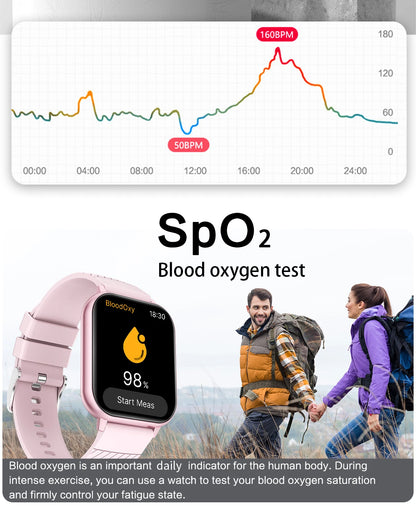 LIGE New Bluetooth Call Smart Watches Women Wrist Watch Sports Fitness Watches IP67 Waterproof Smartwatch For iPhone Android iOS