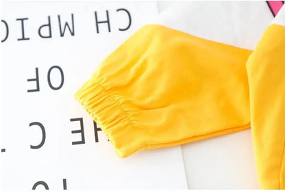 Baby Boys Girls Clothes stamp Cotton T-Shirt Pants 2Pcs/sets