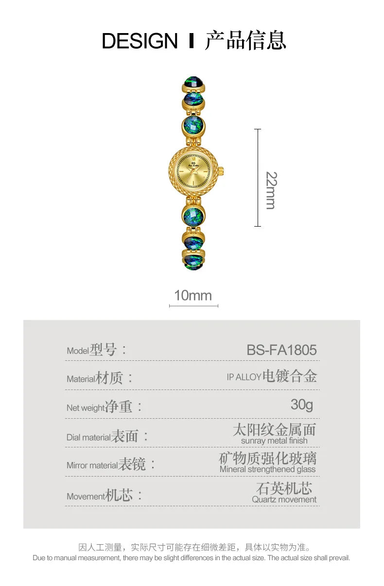 Gold Women Bracelet Watches Luxury Brand Dress Quartz Small Dial Ladies Wrist Watches Rhinestone Rose Gold Watches For Women